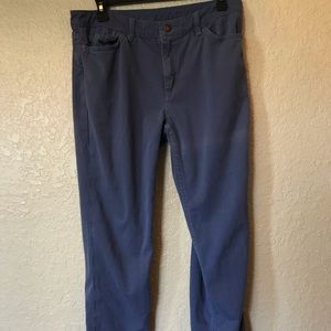 Blue American Apparel Slim Slack-Lite Pants